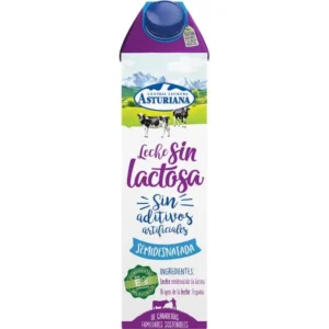 Asturiana Sin lactosa semi 1 L