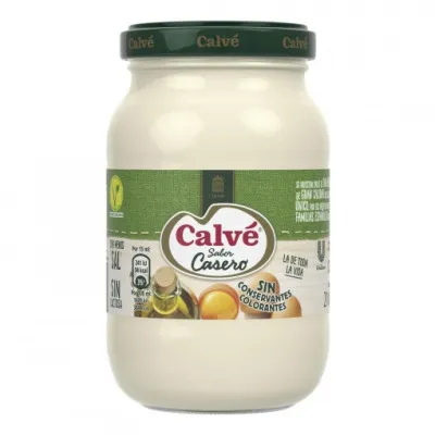 Mayonesa Casera Calve Cristal 225 ml