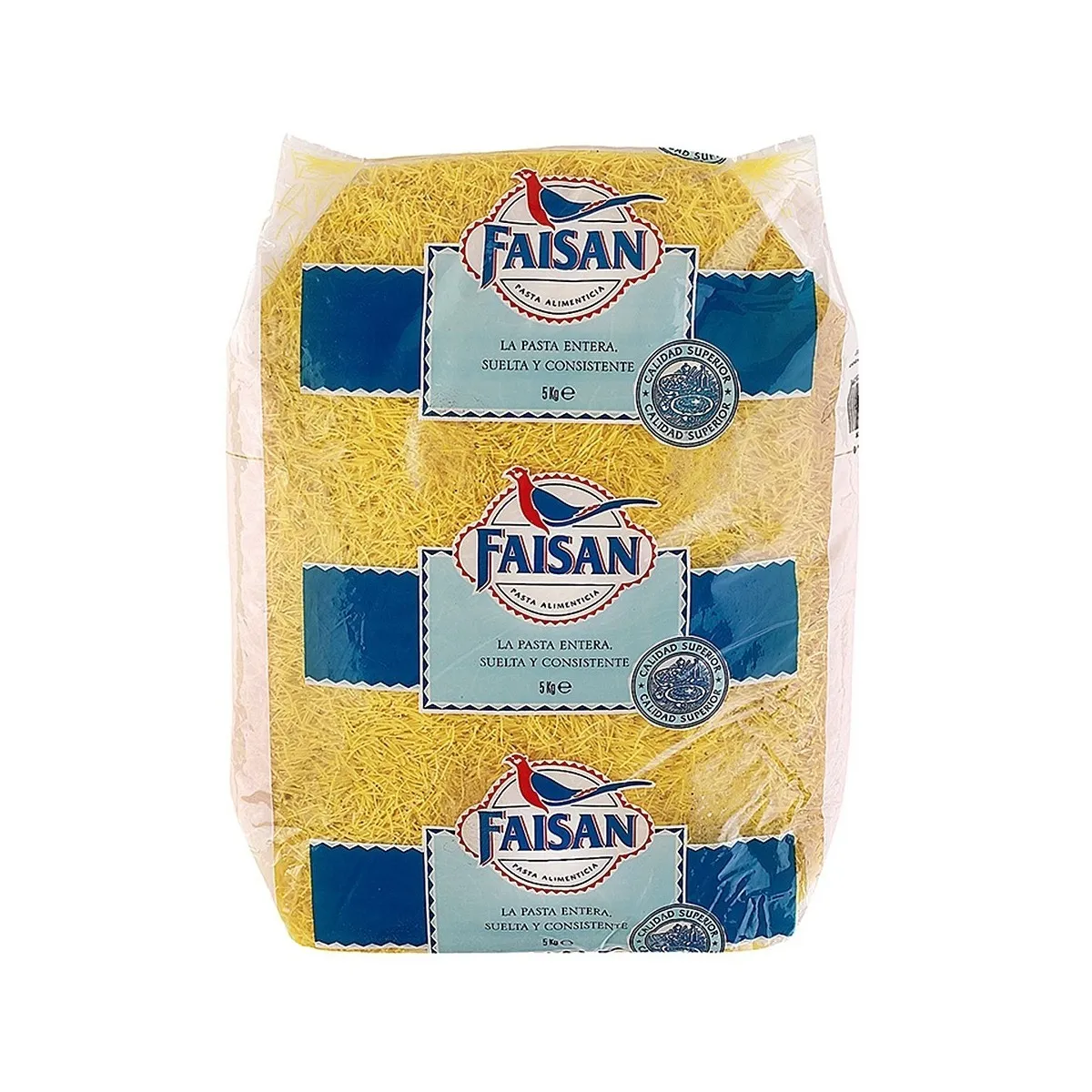 Fideos Faisan Gordos en Bolsa 5 kg