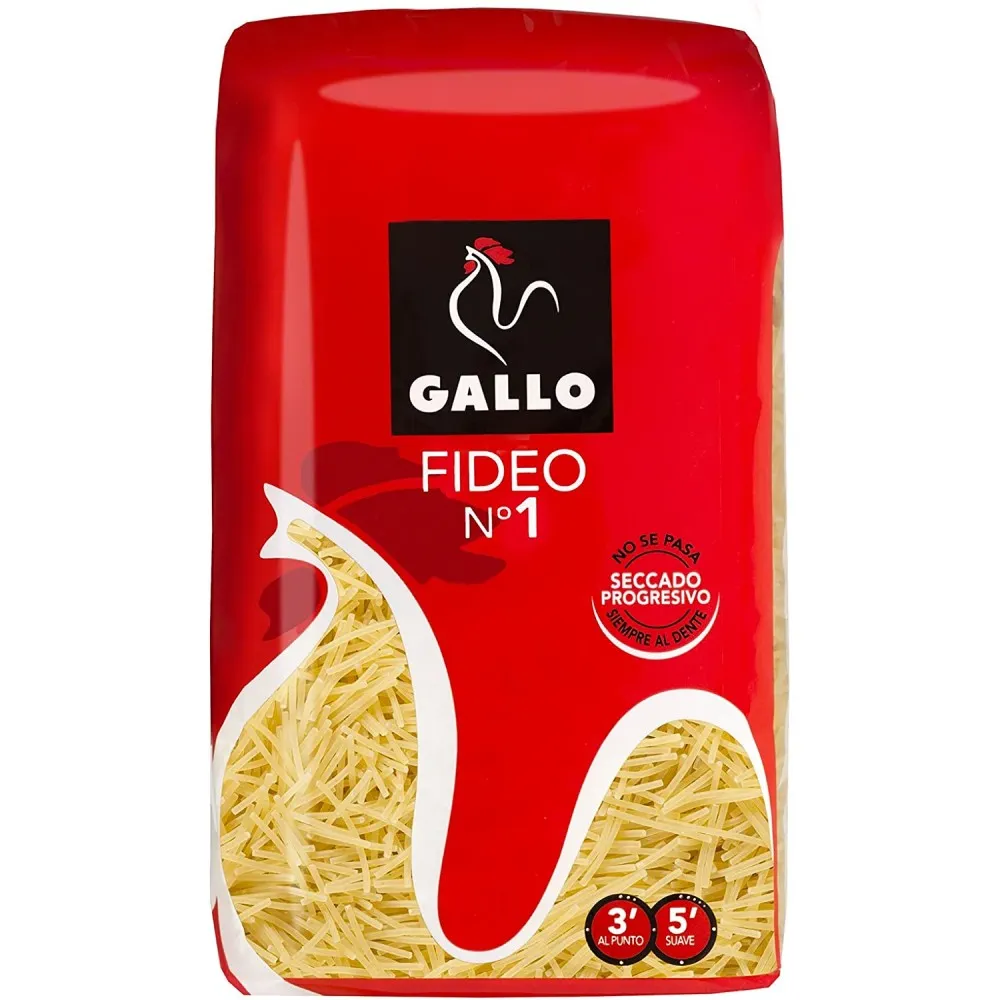 Fideos Gallo N 1 en pack 250 g