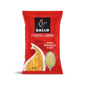 Fideos Gallo 000 en pack 0,25 kg