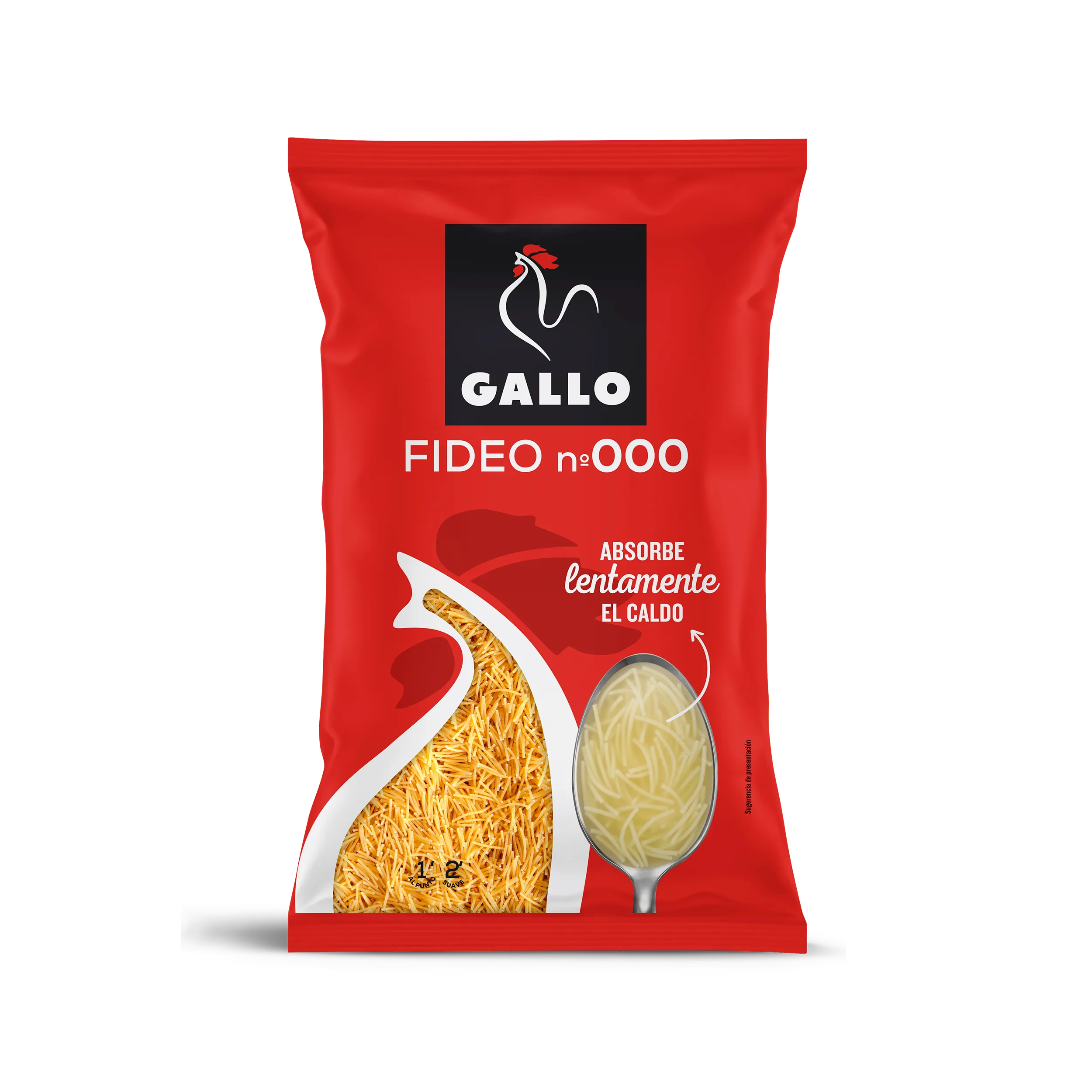 Fideos Gallo 000 en pack 0,25 kg