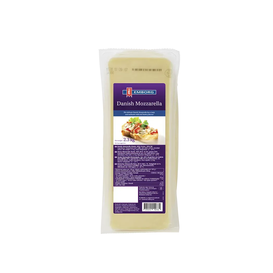 Mozzarella TGT Premium barra 2 ud. 380 g aprox.