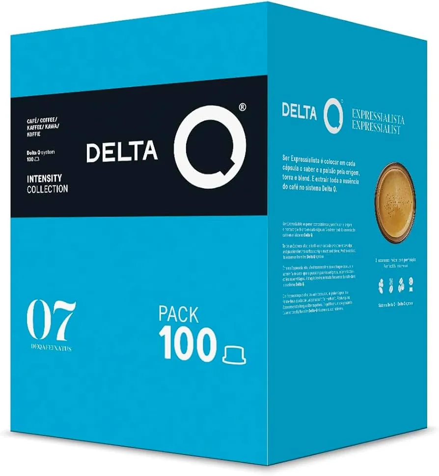 Cápsulas Delta Q Descafeinado + Azúcar 100
