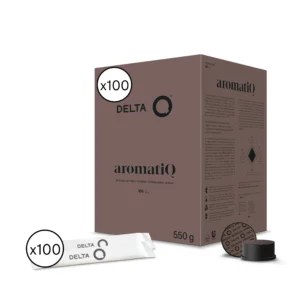 Cápsulas Delta Q Aromatic+Azúcar en pack de 100