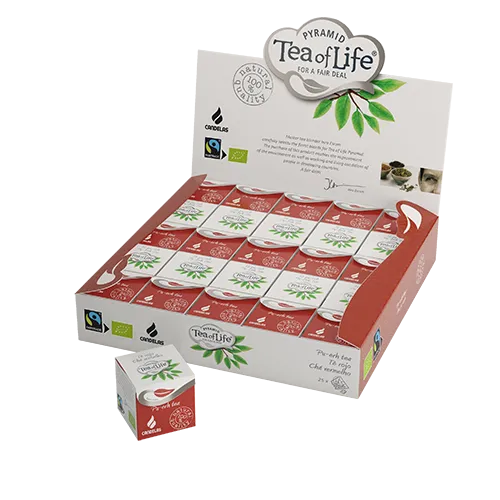 Candelas TE Rojo Pu-erh Cubo OF Life