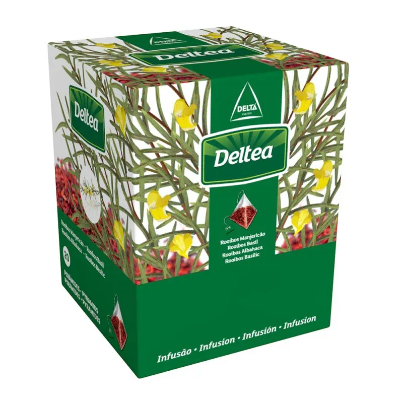 Rooibos Albahaca Delta Pirámide 20u