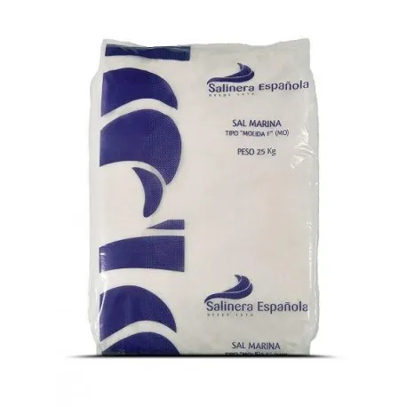 Sal Fina Saco molida seca Bueno 25 kg