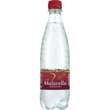 Agua con gas Malavella 0,33 L pack 24