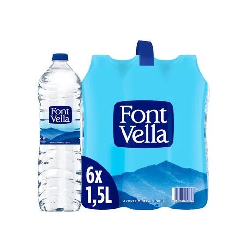 Agua Font Vella 1,5 L pack 6