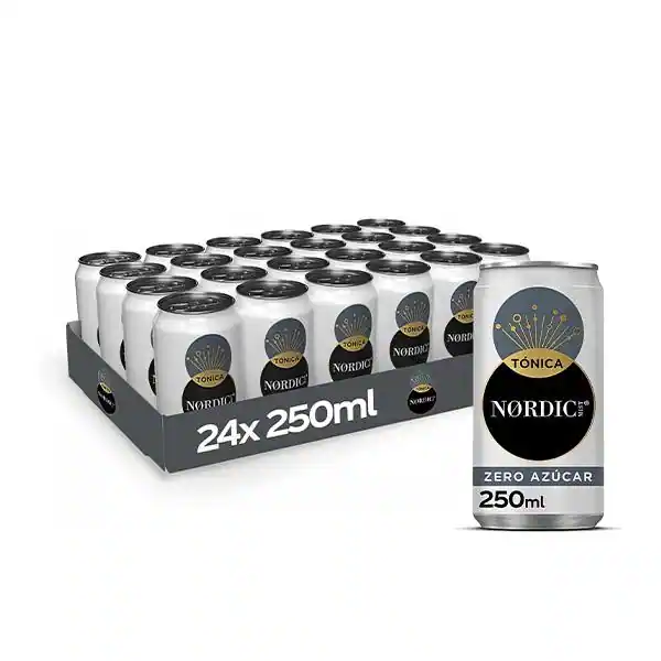 Tónica Nordic Lata 250 ml Caja de 24 botes