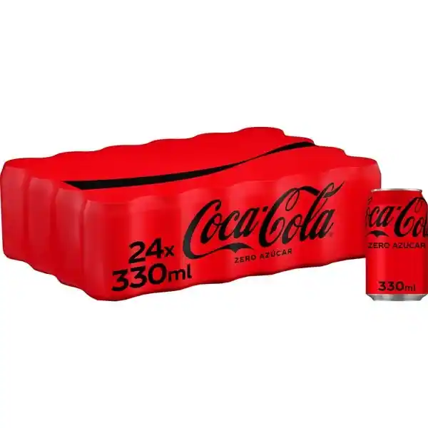 Coca Cola Zero Zero Lata 330ml x24
