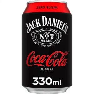 Jack And Coke Zero sin cafeína Lata 330 caja de 12