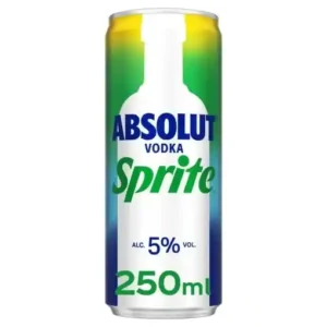 Absolut Sprite Lata 25 caja de 12