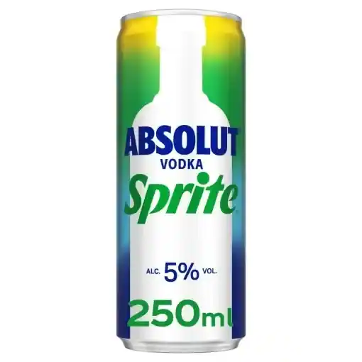 Absolut Sprite Lata 25 caja de 12