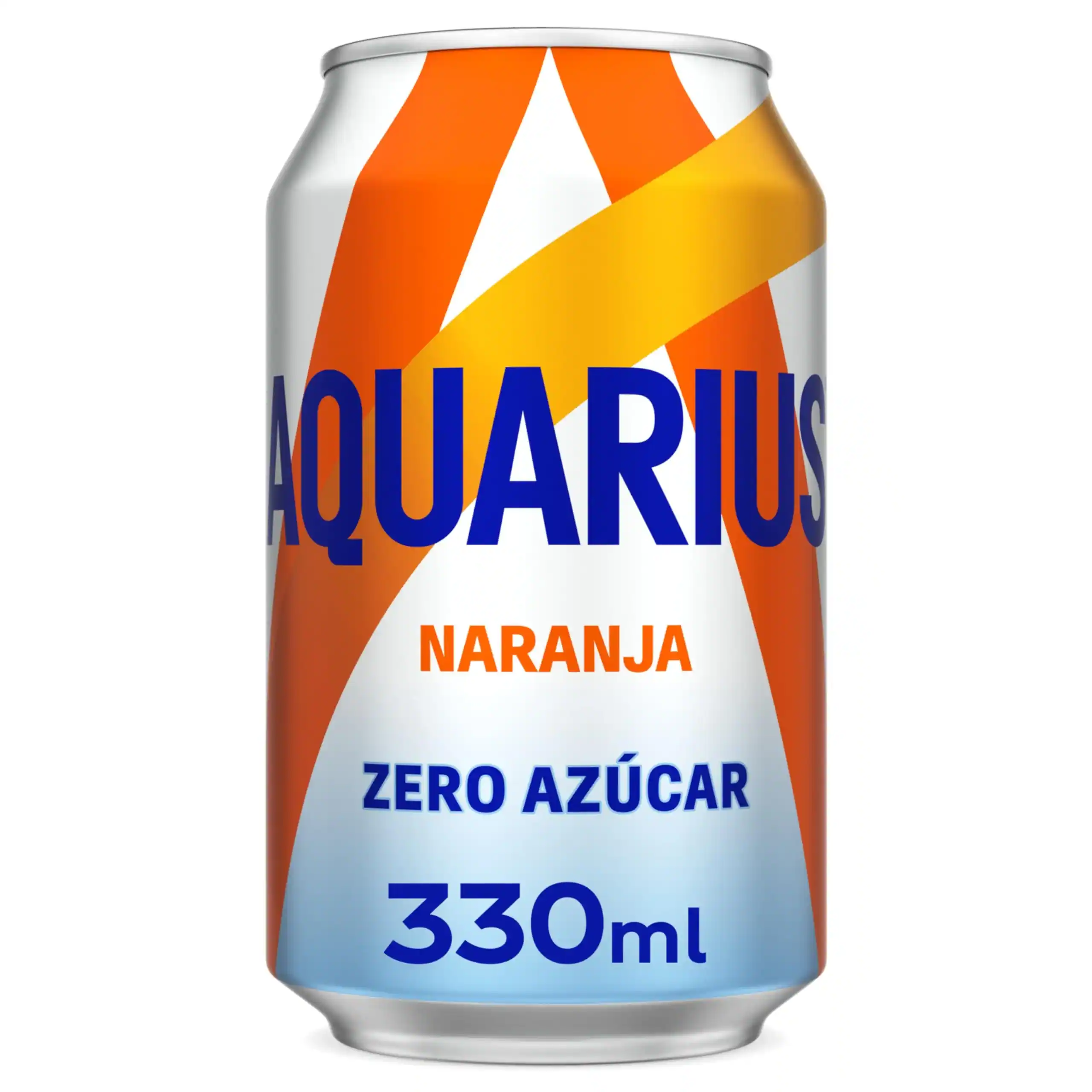 Aquarius Naranja Zero en Lata 330 ml (pack de 24)