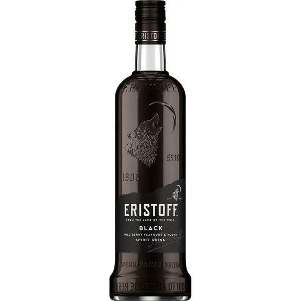 Vodka Eristoff Negro 1L