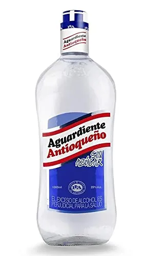 Aguardiente Antioqueño Azul sin azúcar 1 l