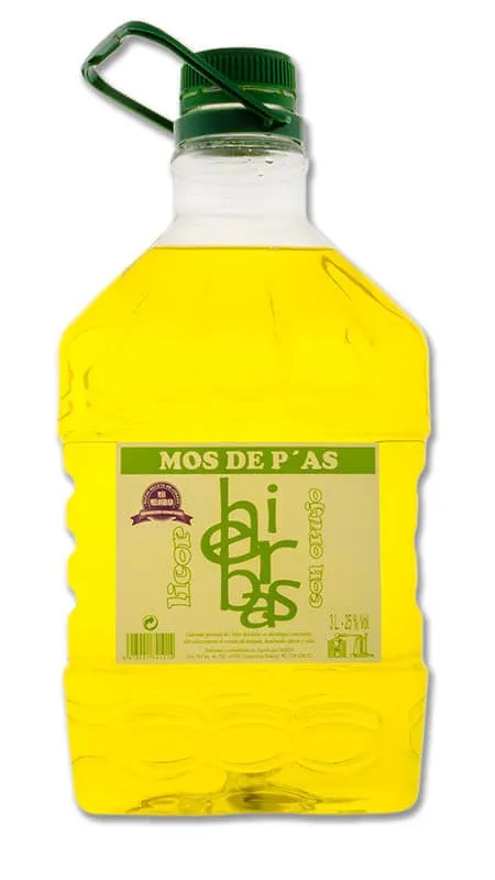 Orujo Hierbas Mos de Pas 25º en Garrafa 3 l