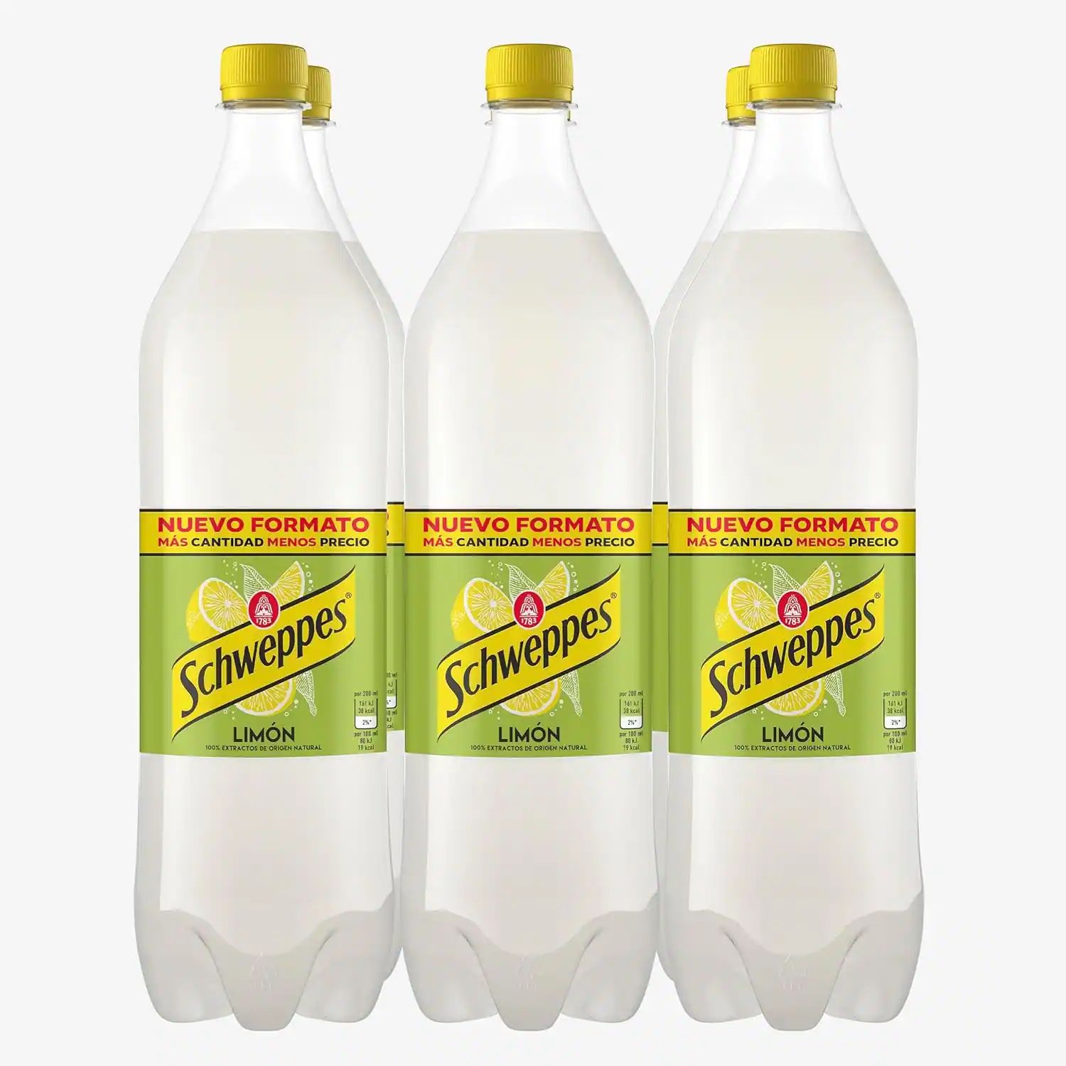 Schweppes Limón PET 1,5 L pack de 6