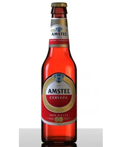 Cerveza Amstel 33 cl Retornable caja de 24 Ud.