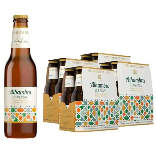Alhambra Especial 33 cl No Retornable 4x6 Pack