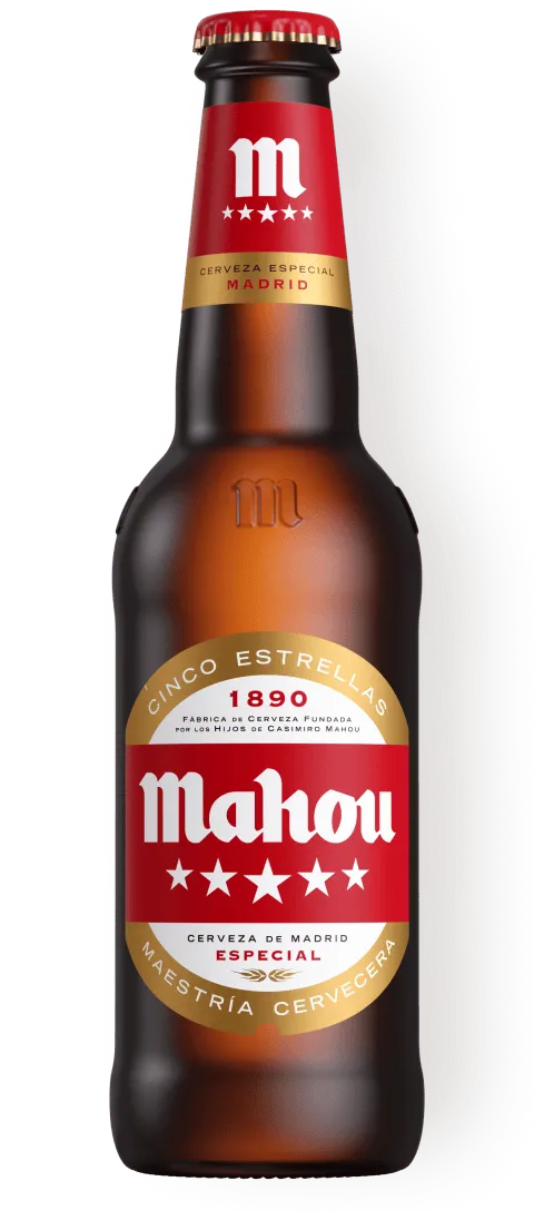 Cerveza Mahou 5 Estrellas 1/5 Ret