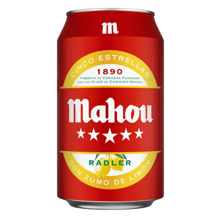 Cerveza Mahou Radler en Lata 24 U 330 ml