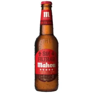 Cervesa Mahou Sin Filtrar 1/3 Envase Precintado en Pack de 24
