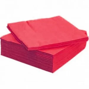 Servilleta 40x40 Roja 2 Capas 50 Unidades