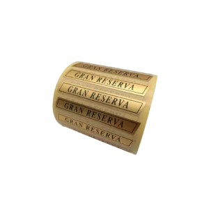 Etiqueta Capseta Oro 5x2 Paquete 1000 U E M