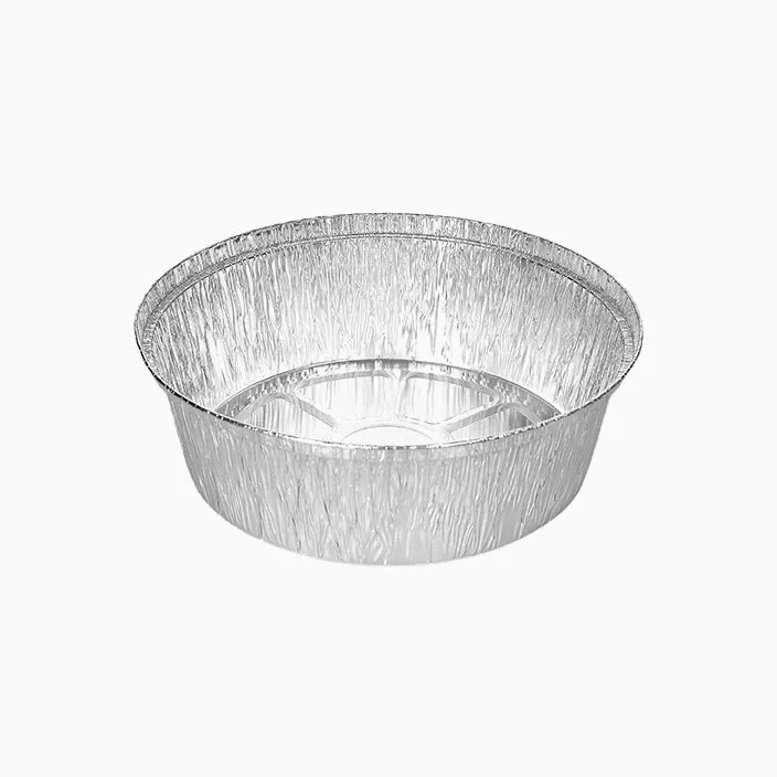 Bandeja aluminio redonda ref. 21900 para pollo, pack 125 u.