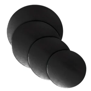 Discos Carton Negro 21 cm pack 100