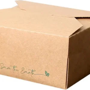 Take Away Caja Rectan Carton 900 ML 50u
