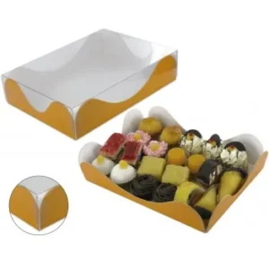 Cubeta B Oro + Tapa N0 10x15 + 4.5 pack 50 unidades