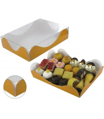 Cubeta B Oro + Tapa N0 10x15 + 4.5 pack 50 unidades