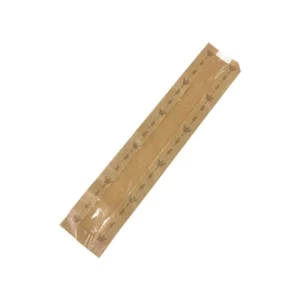 Bolsa Papel Pan Kraft 11+5x55 Ventana 1000 U