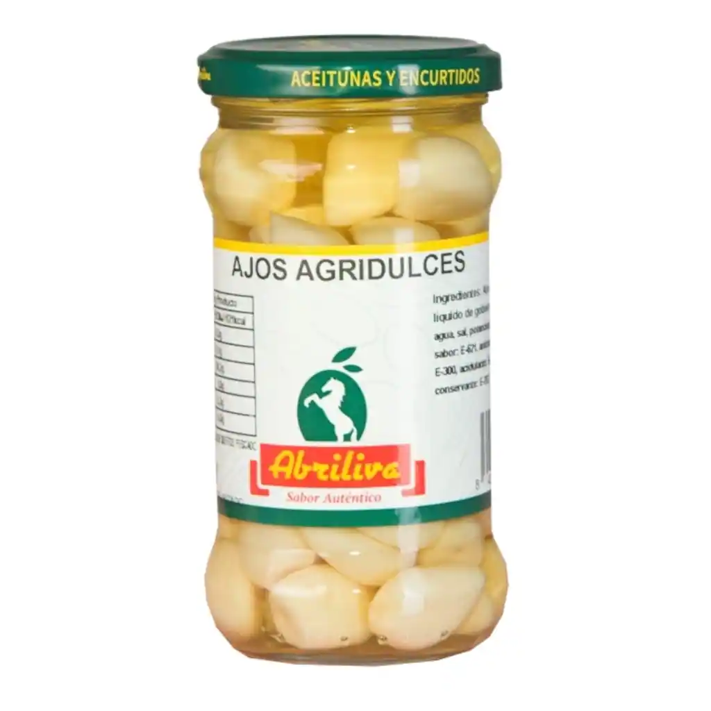 Abriliva Ajo Blanco 480 g tarro cristal