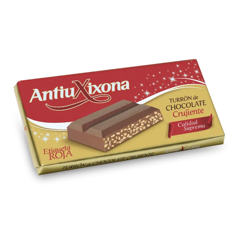 Antiu Xixona Turrón Chocolate Crujiente 200 g