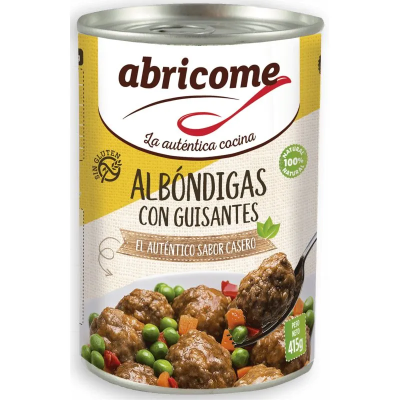 Abricome Albóndigas con guisantes lata 500 g