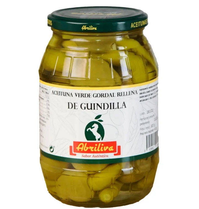 Abriliva Guindillas gordal 1.100 ml 1/2 galón