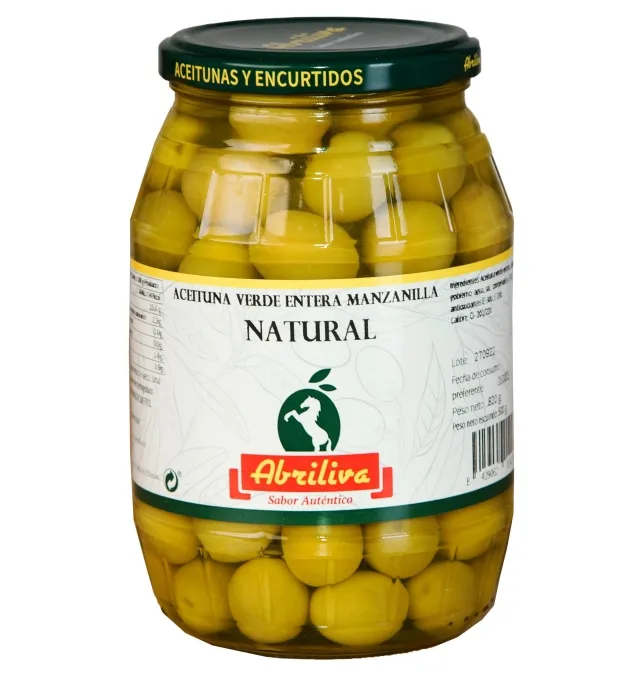 Abriliva Manzanilla Natural Tarro Cristal 480 g