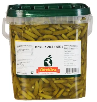 Abriliva Pepinos anchoa tarro 1,5 kg