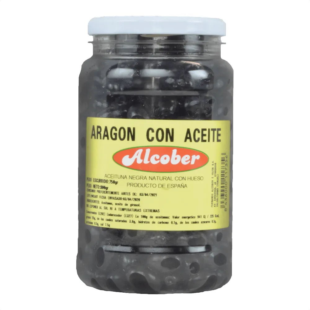 Alcober Negras Aragón en Tarro Pet 800 g