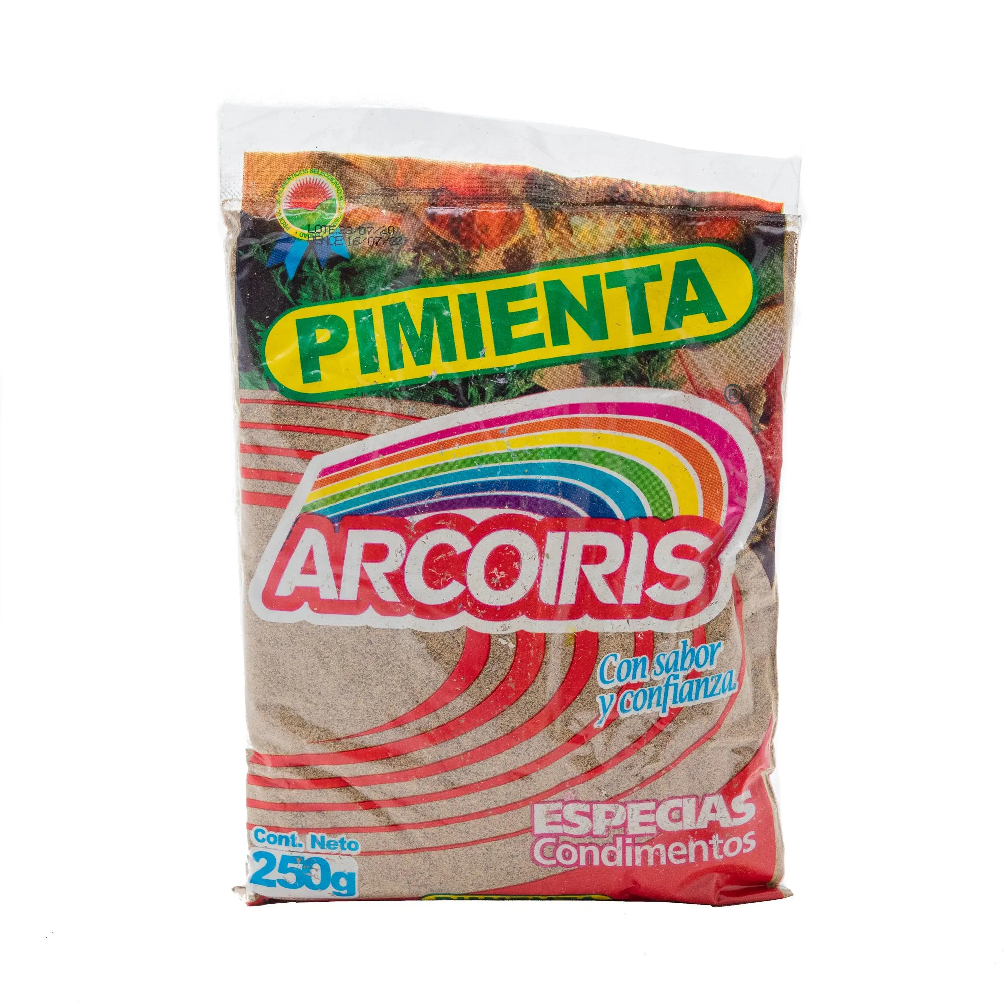 Arco Iris Pimienta Blanca Molida Tarro980g