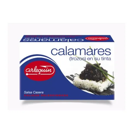 Arlequin Calamar trozos en su tinta 120 g