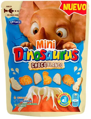 Artiach Dinosaurus Mini chocolate blanco 1,6 kg
