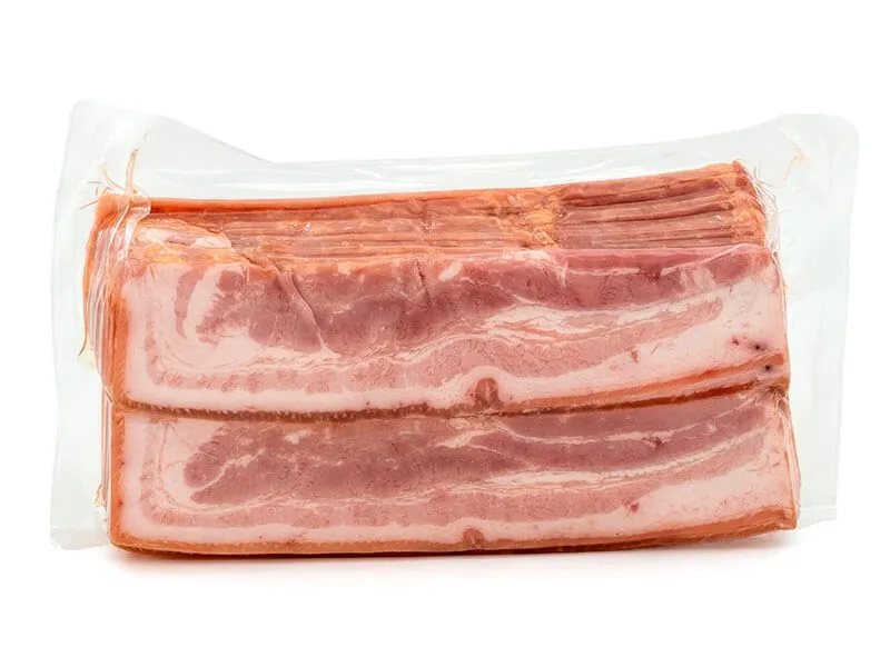 Bacon lonchas pack Cotoreal vacío 1 kg