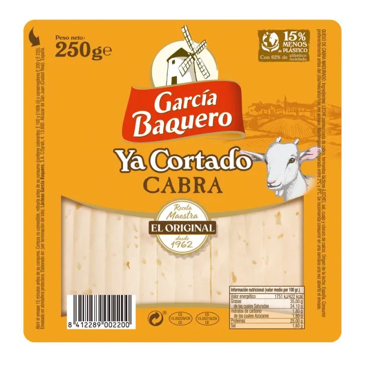 Baquero Cabra Natural Cuñas 250gr.