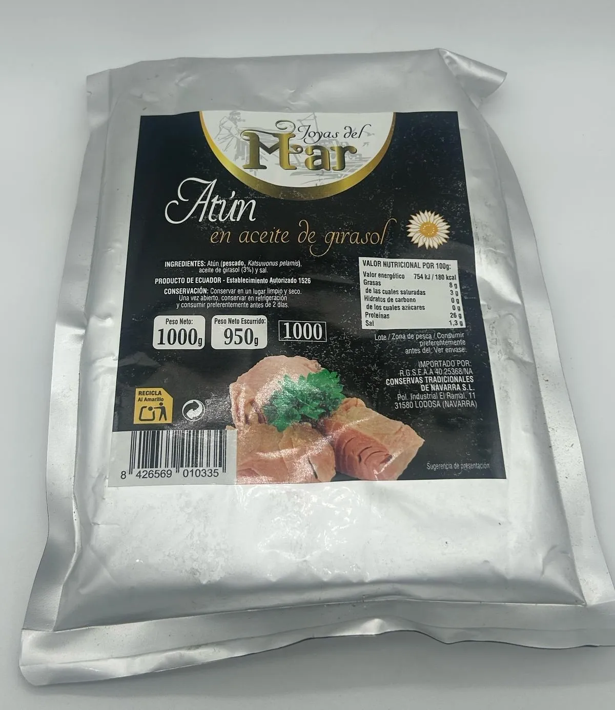 Bujanda Atún lomos bolsa 1 kg